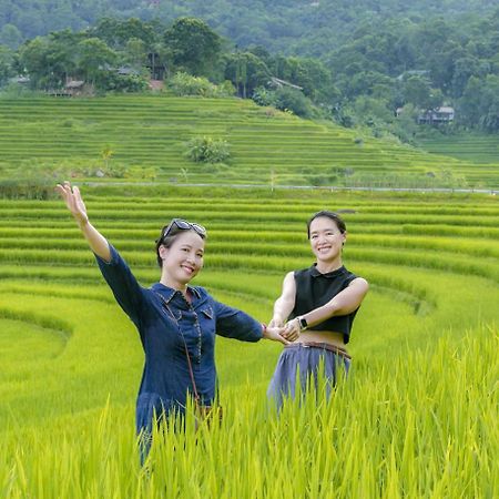 Willa Puluong Bamboo Huong Ba Thuoc Zewnętrze zdjęcie